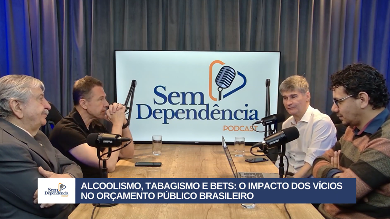 Podcast discute impacto dos vícios na saúde pública